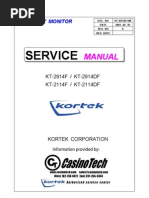 Download CRT Monitor KT2914F 2914DF Service Manual by fpanci SN37608147 doc pdf