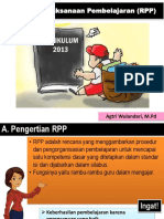 Rencana Pelaksanaan Pembelajaran (RPP) : Agtri Wulandari, M.PD