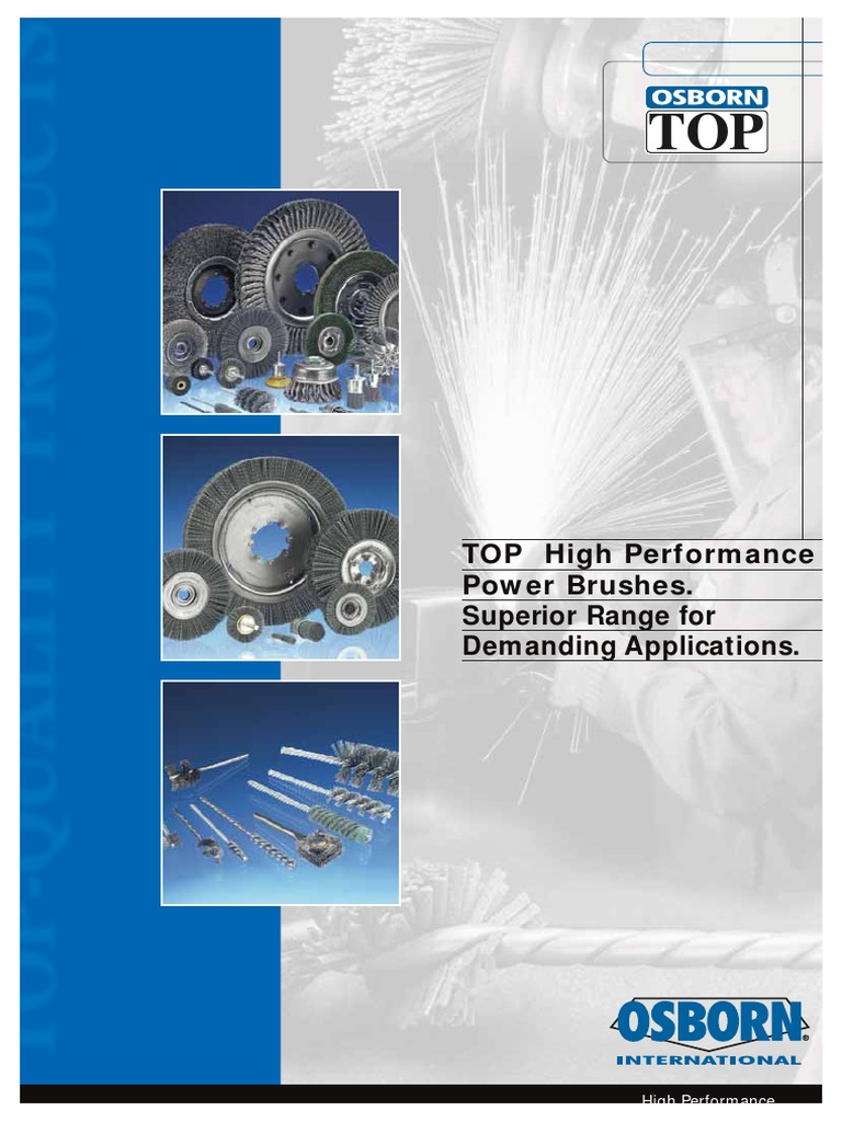 Osborn TOP (Power Brushes) PDF Grinding (Abrasive Cutting) Ultimate Tensile Strength