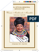 Winnie Mandela Memorial Programme