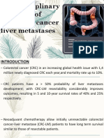 Multidisciplinary approach of colorectal cancer liver metastases.pptx