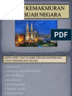 Tahap Kemakmuran Sesebuah Negara