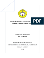 Satuan Acara Penyuluhan (Sap) Diare (Di Ruang Flamboyan II RSUD Cilegon)