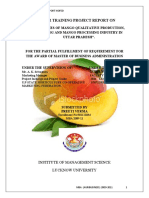 Detail Studies of Mango Qualitative Production, Its Marketing and Mango Processing Industry in Uttar Pradesh