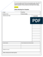 Insert Company Name (Logo) Here:: Toolbox Meeting Form Template