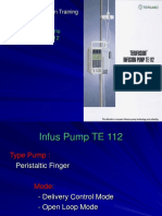 Service & Calibration Training Infusion Pump: Brand: Terumo Type: TE 112