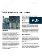 Infocenter Suite Opc Client: Benefits