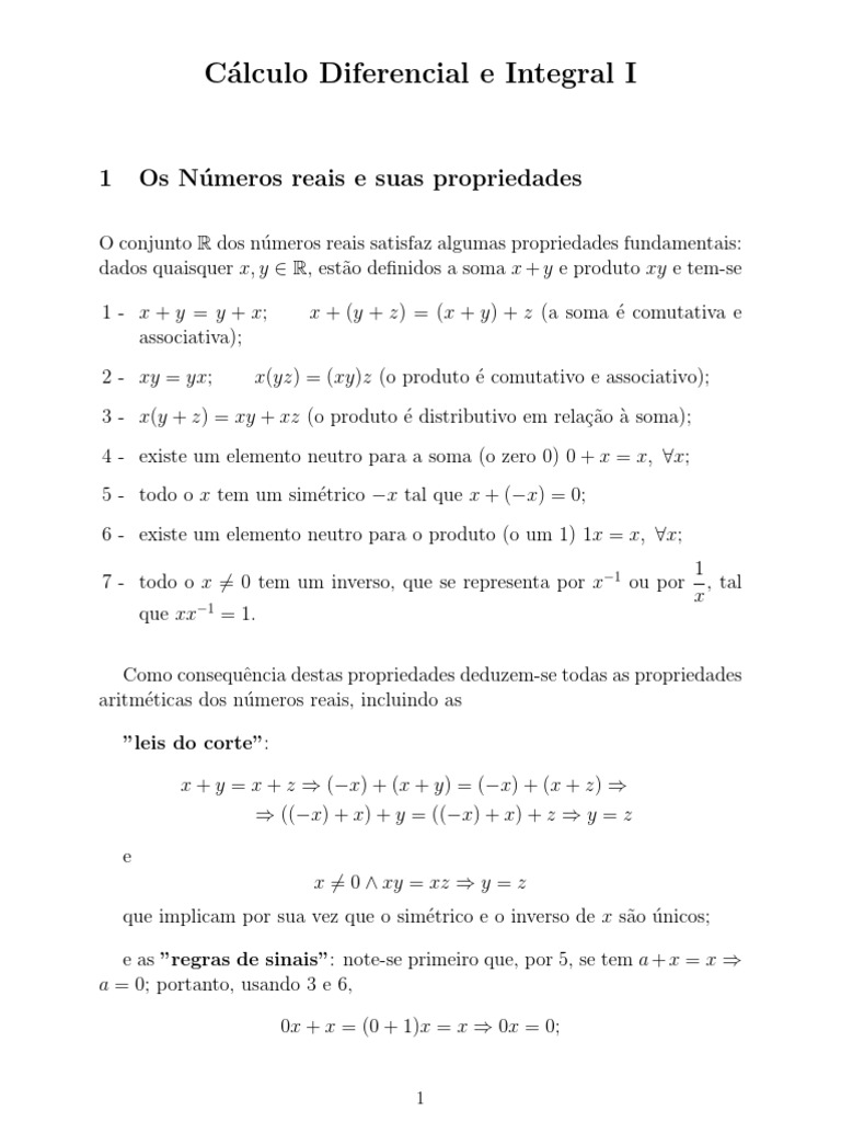 Propriedades dos Números Reais | PDF | Número real | Triângulo