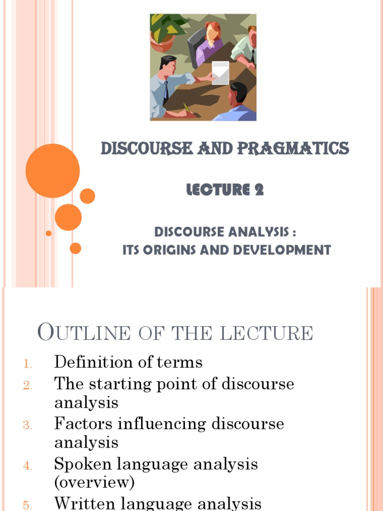 L2 - Discourse Analysis Origin N Development | PDF | Linguistics ...