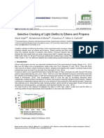 Selective Cracking of Light Olefins To Ethene and Propene