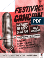 Poster FestivalCanción