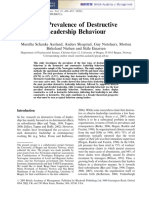 Destructive Leadership PDF