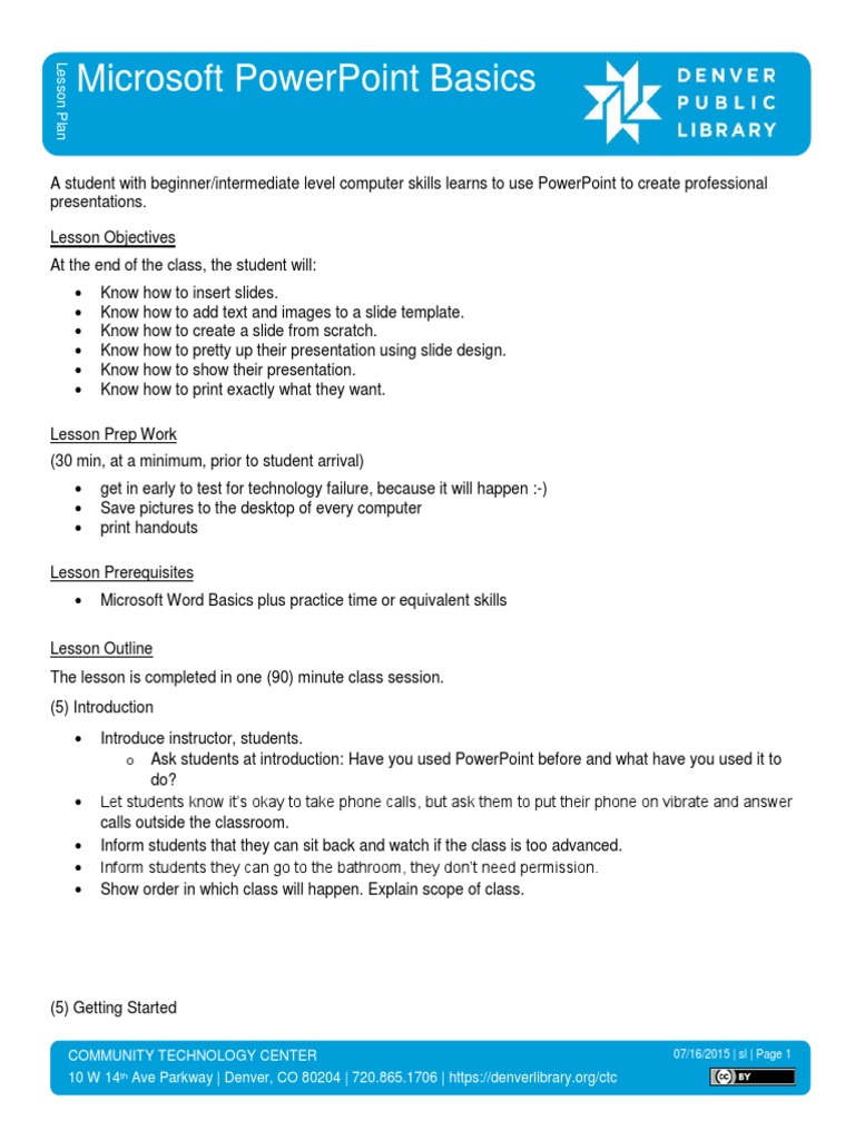 PowerPoint Basics for Beginners | PDF | Microsoft Power Point | Icon ...