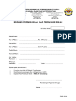 Borang Permohonan Kad Perakuan Nikah (Dicetak Menggunakan Kertas A4 Berwarna Kuning) PDF
