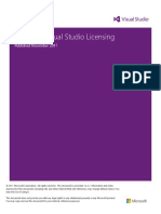 Visual Studio 2018 Licensing Whitepaper November 2017