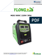MIG 500C 220V 3PH: Máquina de Solda MIG 220V 3 Fases