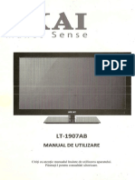 AKAI - Makes Sense - LT1907AB - Manual de Utilizare TV