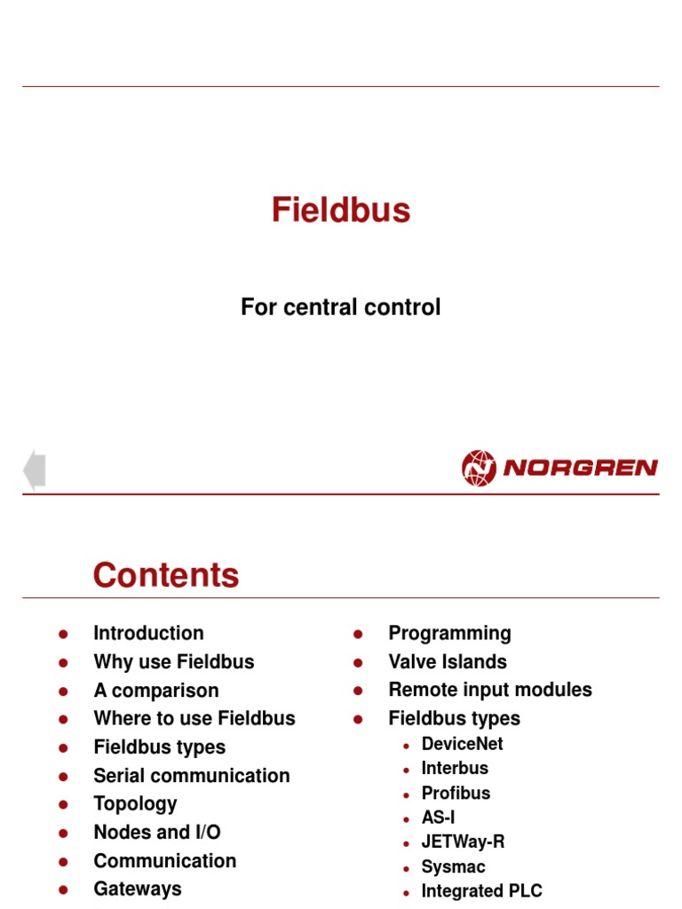 Fieldbus: For Central Control | PDF | Programmable Logic Controller ...