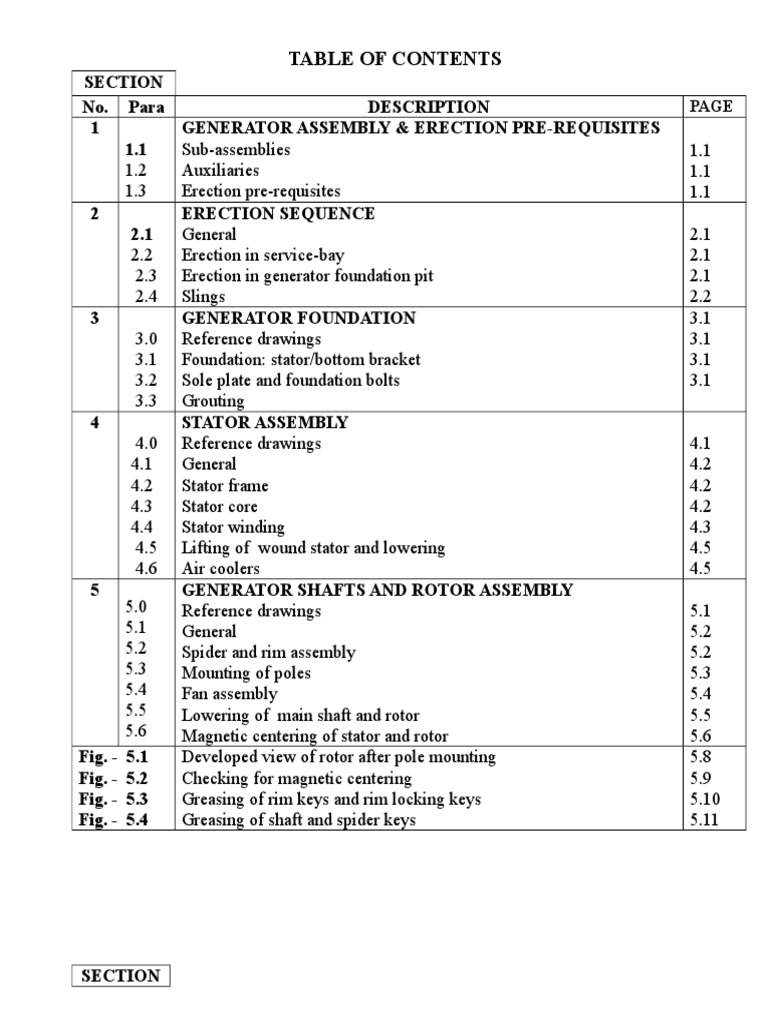 Generator Installation and Erection Guide | PDF | Electric Generator ...