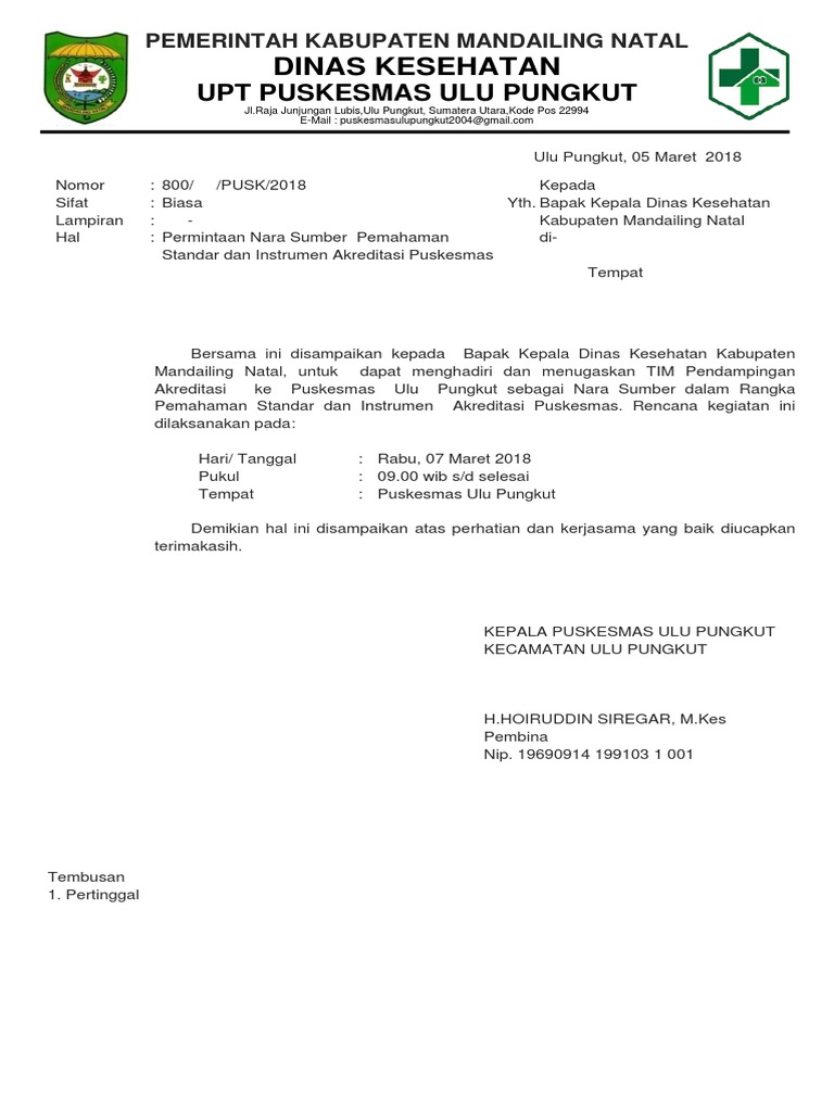Contoh Kop Surat