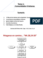 5TO - SEC - Tema 1 Historia de La Iglesia