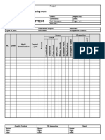 Liquid Penetrant Quality Control and Inspection Report Form 1