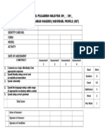 Name of Candidate Identity Card No. Form Model Activity Date of Assessment