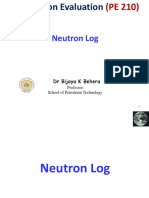Neutron Log: DR Bijaya K Behera