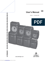 Behringer BXL User Manual