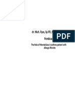 Dr. Muh. Ilyas, SP - PD, K-P, SP.P (K), FISR Pembicara: The Role of Montelukas in Asthma Patient With Allergic Rhinitis