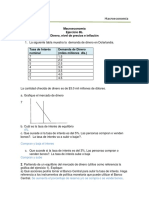 Macroeconomía-Demanda dinero equilibrio precios inflación