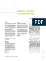 Pini - Discurso y Educación. Un Campo Transversal