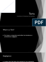 classification of torts