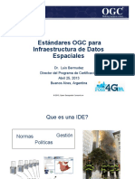 Estandares OGC para Infraestructura de Datos Espaciales PDF