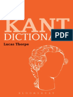 (Bloomsbury Philosophy Dictionaries) Lucas Thorpe-The Kant Dictionary-Bloomsbury Academic (2015).pdf