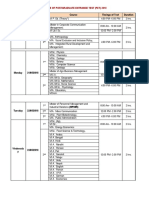 Day Date Shift Course Timings of Test Duration Sunday 13/05/2018