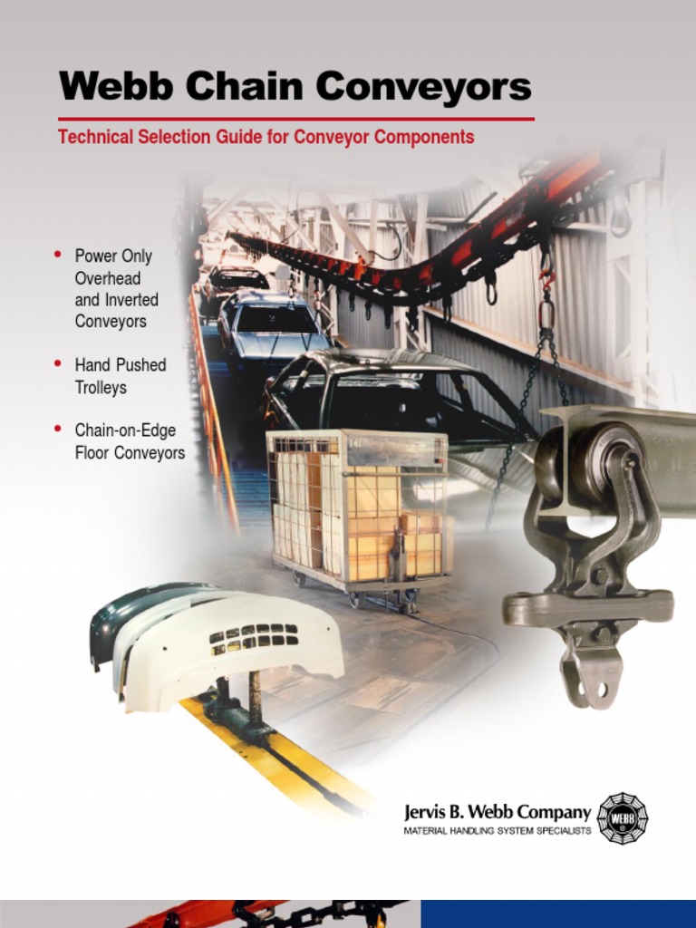 Brochures Bul-9238 Webb Chain Conveyor Components Catalog | PDF