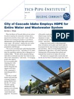 City of Cascade Idaho Employs HDPE For Entire Water and Wastewater System