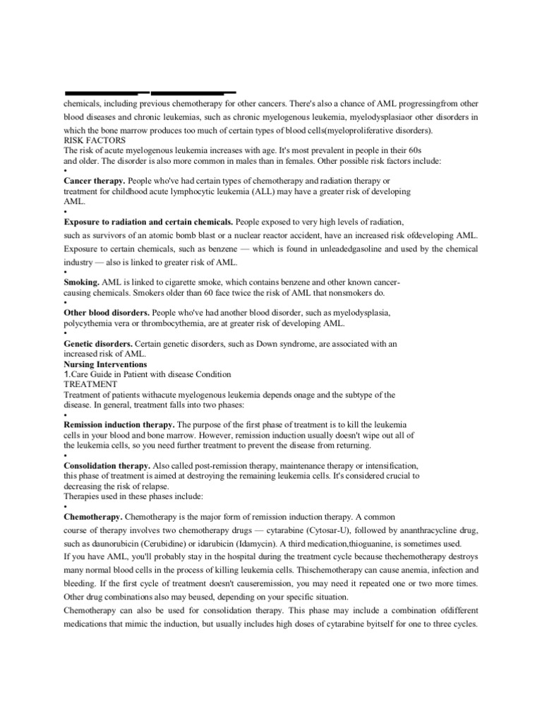 Leukemia case study nursing image