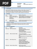 Paul Connaughton 2018 Updated CV