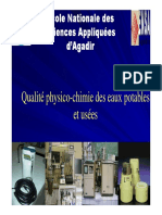 23981010 Presentation Chimie Des Eaux GPEE3 ENSA Agadir