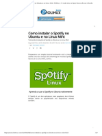 Como Instalar o Spotify No Ubuntu e No Linux Mint - Diolinux - O Modo Linux e Open Source de Ver o Mundo