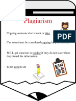 plagiarism anchor chart 
