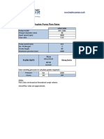 Pump Flow Rate