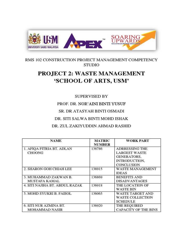 Waste Management for Arts Students | PDF | Recycling | Waste