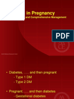 Diabetes in Pregnancy: Early Diagnosis and Comphrehensive Management