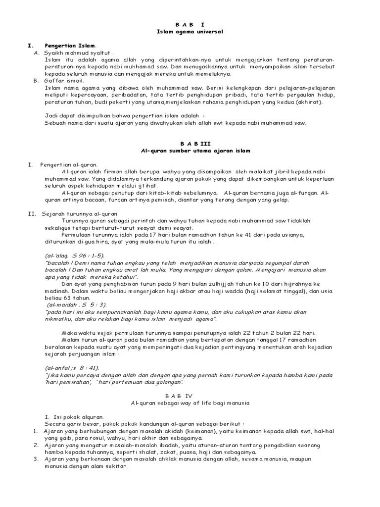 Wawancara Al Islam Kemuhammadiyahan