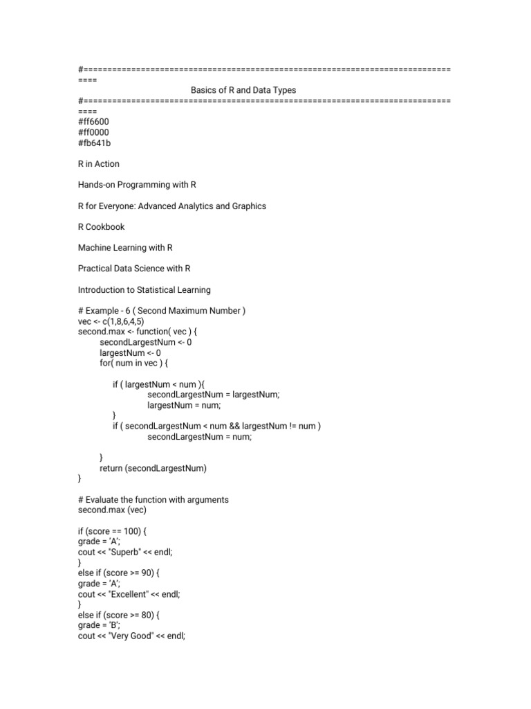 R programming tutorial pdf