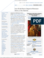 Francisco II Del Sacro Imperio Romano Germánico y I de Austria - Wikipedia, La Enciclopedia Libre