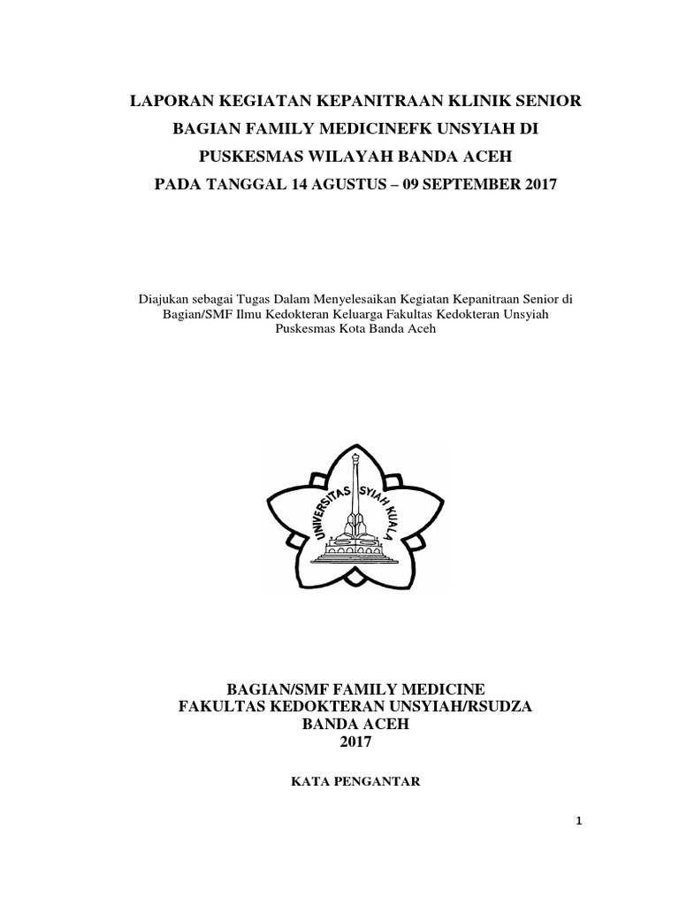 Contoh Laporan Dinkes Lengkap